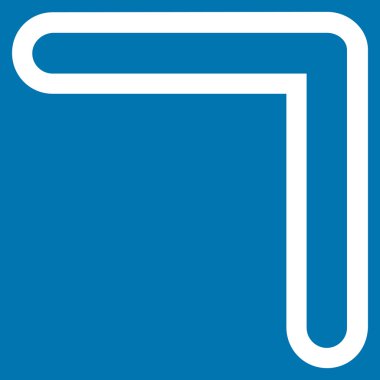 İnce çizgi vektör simge yukarı ok ucu