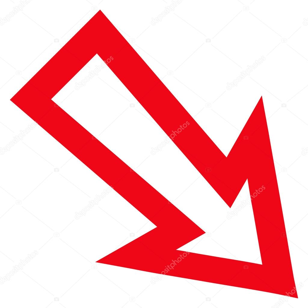 Arrow Right Down Contour Vector Icon Vector Image By C Anastasyastocks Gmail Com Vector Stock Arrow Right Down Contour Vector Icon Vector Image By C Anastasyastocks Gmail Com Vector Stock