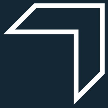 Anahat vektör simge yukarı ok ucu