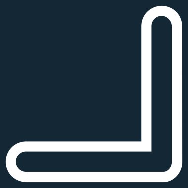 Kontur vektör simgesi aşağı ok ucu