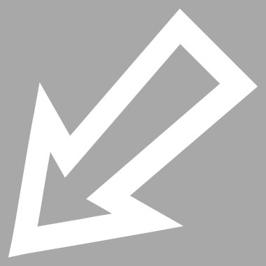 Kontur vektör simgesi sol ok