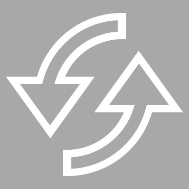 Oklar kontur vektör simge Yenile