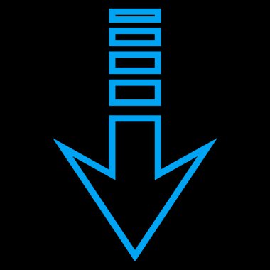 Kontur vektör simgesi gönder