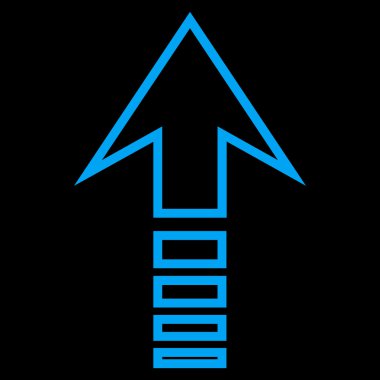 İnce çizgi vektör simge gönder