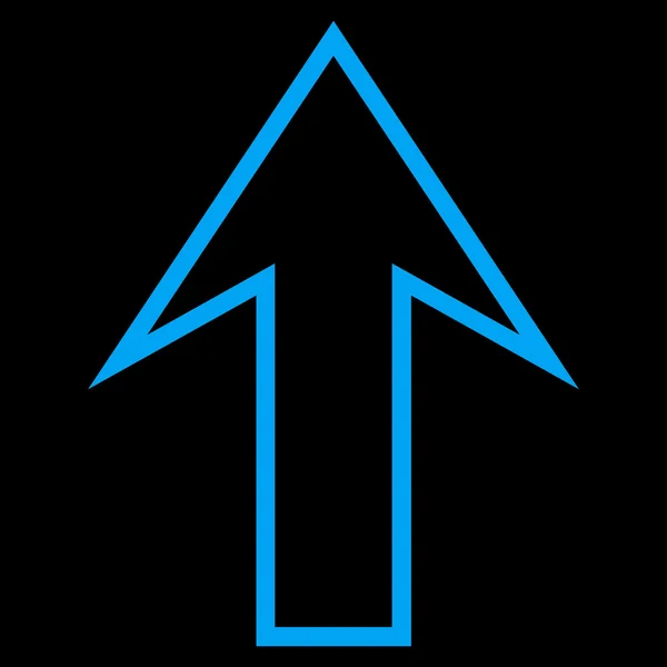 Flèche vers le haut Icône vectorielle AVC — Image vectorielle