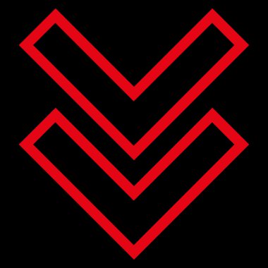 Kontur vektör simgesi kaydır