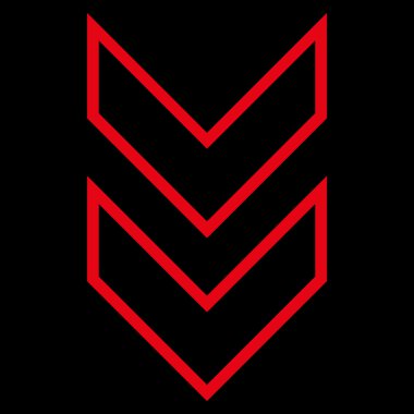 İnce çizgi vektör simgesi kaydır