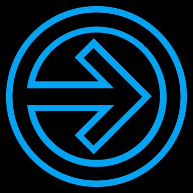 Alma kontur vektör simgesi