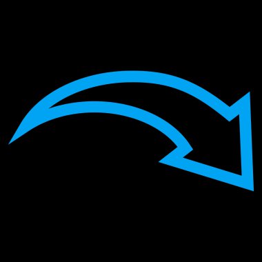 Kontur vektör simge Yinele