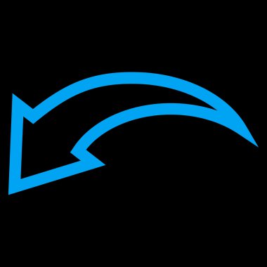 Kontur vektör simgesi geri al