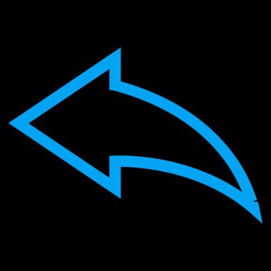 Kontur vektör simgesi geri al