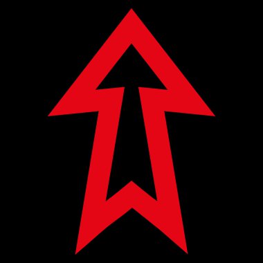 Anahat vektör simge yukarı ok