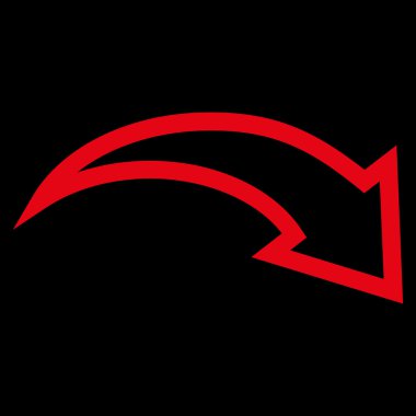 İnce çizgi vektör simge Yinele