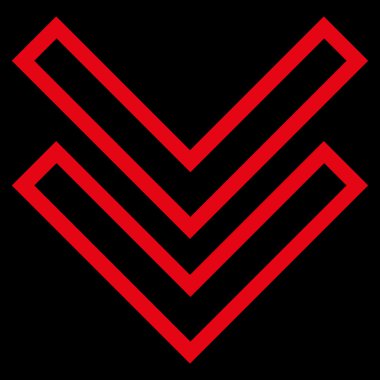 İnce çizgi vektör simgesi kaydır