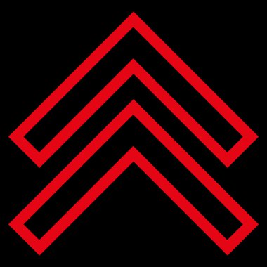 İnce çizgi vektör simge kayması