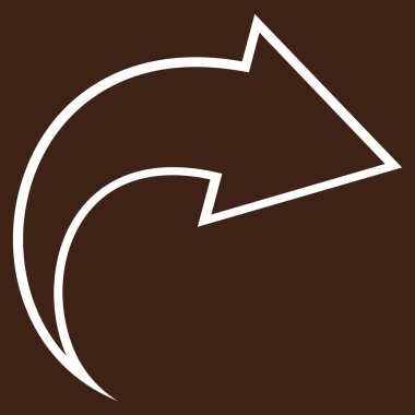 İnce çizgi vektör simge Yinele