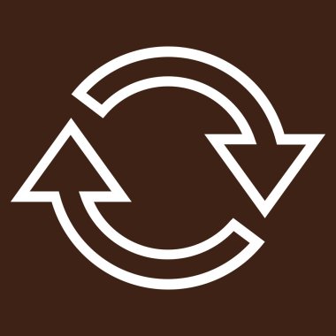 Oklar anahat vektör simge Yenile