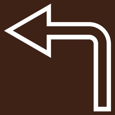 Sol ince çizgi vektör simge açmak