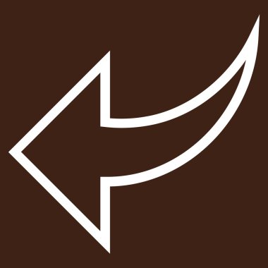 Kontur vektör simgesi geri al