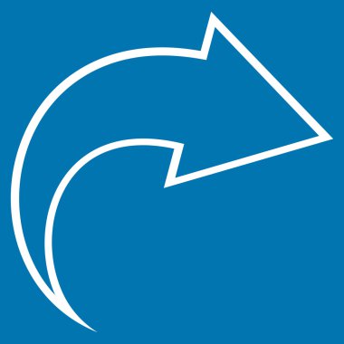 Kontur vektör simge Yinele