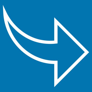 Kontur vektör simge Yinele