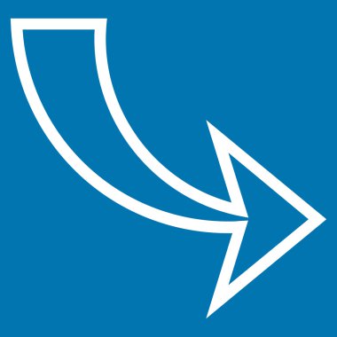 Kontur vektör simge Yinele