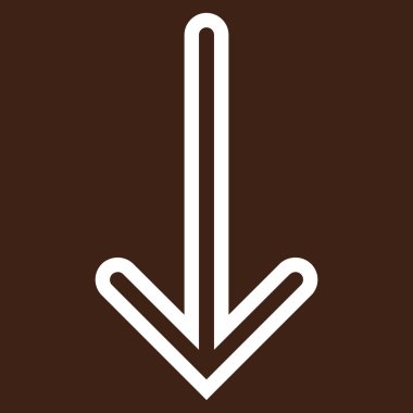 Anahat vektör simgesi aşağı ok