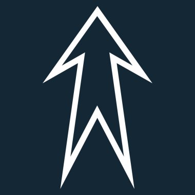 Anahat vektör simge yukarı ok