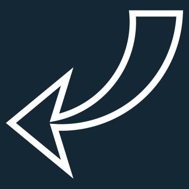 Kontur vektör simgesini geri almak