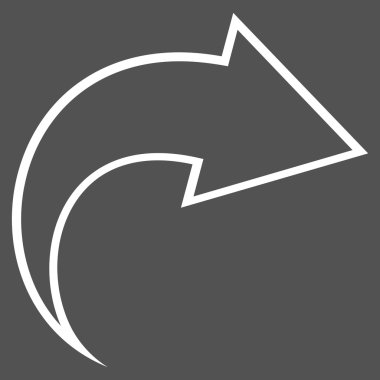 Kontur vektör simge Yinele