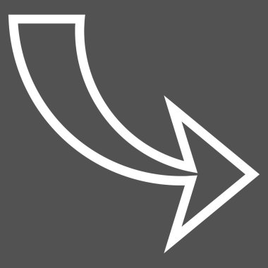 İnce çizgi vektör simge Yinele