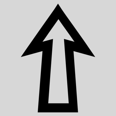 Anahat vektör simge yukarı ok