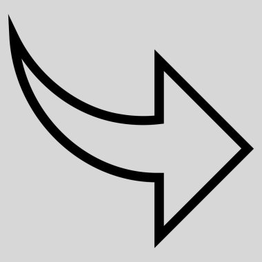 İnce çizgi vektör simge Yinele