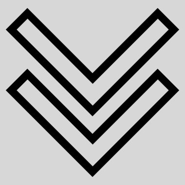 İnce çizgi vektör simgesi kaydır