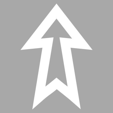 İnce çizgi vektör simge yukarı ok