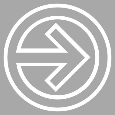 Alma kontur vektör simgesi