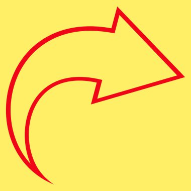 Kontur vektör simge Yinele