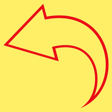 Kontur vektör simgesini geri almak