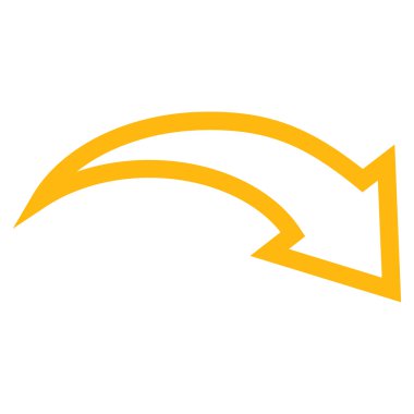 Kontur vektör simge Yinele