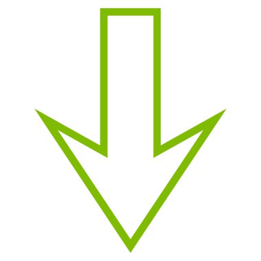 Anahat vektör simgesi aşağı ok