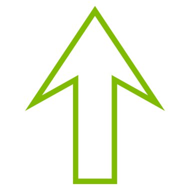 Anahat vektör simge yukarı ok