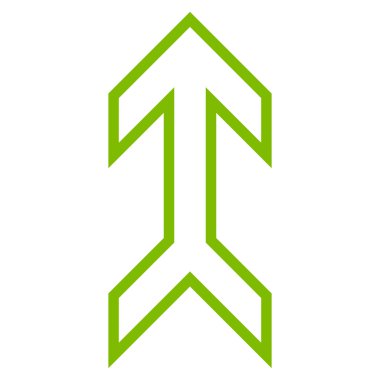 Anahat vektör simge yukarı ok