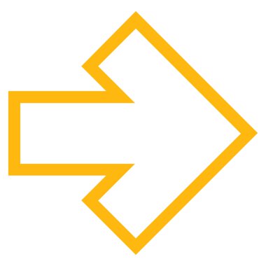 Ok sağ kontur vektör simgesi