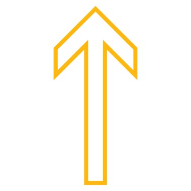 Anahat vektör simge yukarı ok