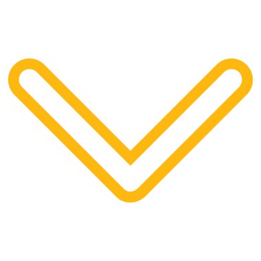 Anahat vektör simgesi aşağı ok ucu