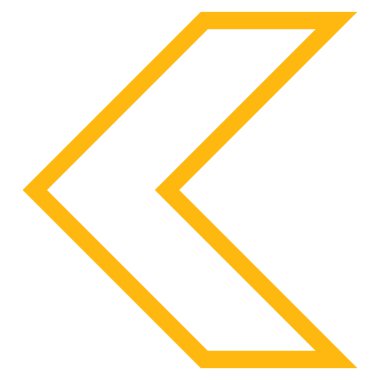 Ok ucu sol ince çizgi vektör simgesi