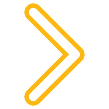 Ok ucu doğru anahat vektör simgesi