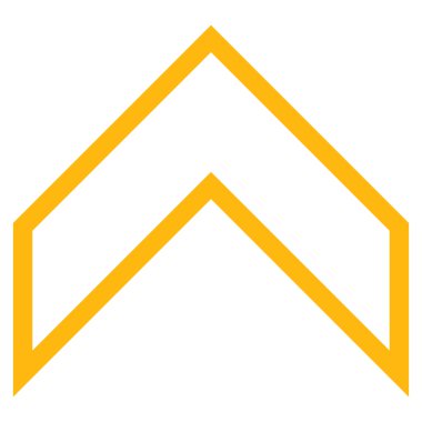 Anahat vektör simge yukarı ok ucu