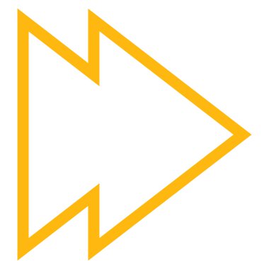 Yön sağ kontur vektör simgesi