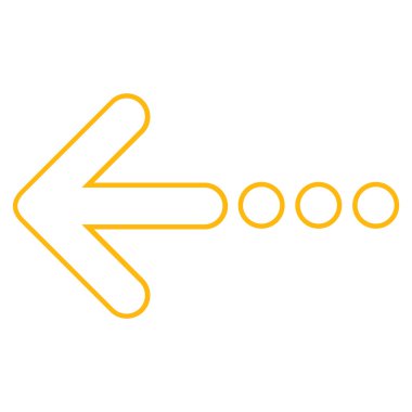 Sol ince çizgi vektör simge göndermek